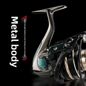 Mulinello da Spinning DAIWA Rhino Full Metal con Doppio Braccio a Bilanciere, Senza Spazi Vuoti, Alta Velocità 5.2:1, 6 Cuscinetti, Mano Destra, per Esche Artificiali e Pesca in Mare - Product Image 4