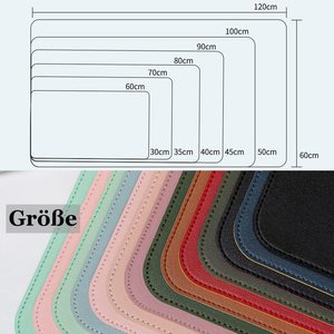 Đệm Để Bàn Kích Thước Tùy Chỉnh Của Nhà Máy Đệm Để Bàn Da PU PVC Chống Trượt Chống Nước Hai Mặt Miếng Bảo Vệ Bàn Văn Phòng Miếng Lót Chuột - Product Image 3