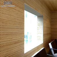 Paneles Acústicos de Madera MJ MASTER para Absorción de Sonido de Alta Frecuencia, para Uso en Exteriores y Hoteles, Estudios de Grabación, Cines, Reducción de Ruido