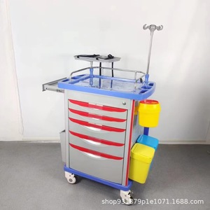 Carrito Médico de Hospital ABS con 4 Ruedas Multifunción para Uso Clínico - Product Image 3