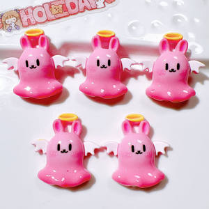 Jouets classiques en résine de démon d'Halloween colorés personnalisables en gros, 4 cm, unisexe, cadeau merveilleux, accessoires de coque de téléphone DIY - Product Image 1