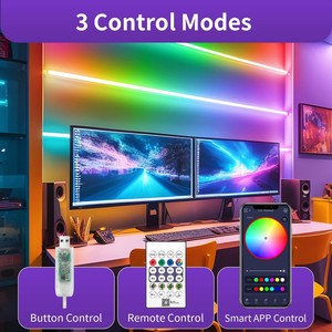 5V <b>USB</b> Addressable <b>LED</b> Strip <b>Light</b> Dream Color RGB Music Sync Chasing App Control Flexible Cuttable for Bedroom Gaming Home - Product Image 5