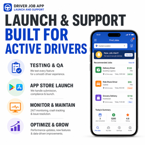 Développement d'une application avancée pour livreurs (iOS et Android) avec acceptation des commandes, navigation et tableau de bord des revenus - LionCreate - Product Image 6