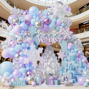 Décorations de fête d'<span class=keywords><strong>anniversaire</strong></span> pour enfants sur le thème du carnaval, série <span class=keywords><strong>rouge</strong></span>, jaune, bleu, arches de ballons de cirque, couronne de ballons en latex - Product Image 6