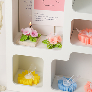<span class=keywords><strong>Vela</strong></span> de aromaterapia DIY moderna Little Daisy <span class=keywords><strong>con</strong></span> cera en forma de flor de manzanilla para accesorios de tiro de Año Nuevo regalo del Día de San Valentín - Product Image 4