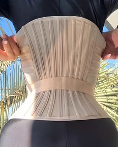 Huesos de acero fuertes Reloj de arena Moldeador de cintura Entrenador Estilo colombiano Mujeres Control del vientre Triangular Sin costuras - Product Image 6