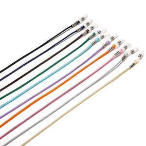 Cordon de <span class=keywords><strong>lunettes</strong></span> en cire unisexe, couleur unie, 1 pièce, cordon, chaîne noire, Sport, accessoires de <span class=keywords><strong>lunettes</strong></span>, masque pour hommes - Product Image 1