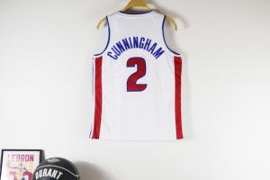 Детский Детройт # Футболка и шорты 2 Cade Cunningham 2025 City Declaration — униформа с цифровой печатью, большие размеры, 100% полиэстер - Product Image 2