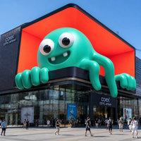Écran d'affichage LED extérieur haute luminosité, étanche IP65, 3840Hz, affichage publicitaire pour panneau d'affichage de repère urbain