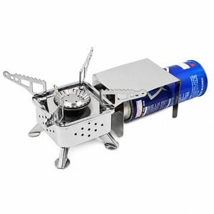 Réchaud à <span class=keywords><strong>gaz</strong></span> butane pliable mini pour camping, cuisson de thé en extérieur, four à <span class=keywords><strong>gaz</strong></span> <span class=keywords><strong>portable</strong></span> avec allumage - Product Image 1