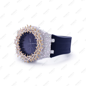 Reloj con Bisel Froggee, Estilo de Joyería Hecha a Mano de Alta Calidad, al Mejor Precio al por Mayor, Diamante Moissanite vvs - Product Image 2