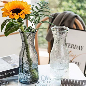 Decorazione per la casa soggiorno decorazione floreale ornamenti europei minimalista e creativo vaso di vetro trasparente