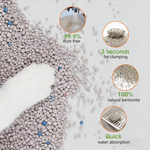 Katzenstreu Großhandels preis Bentonit Katzenstreu Hersteller OEM ODM Starke Absorption Schnell verklumpende Kugelform Katzenstreu - Product Image 6