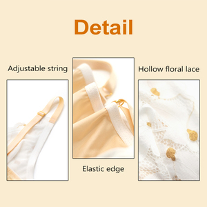 Camisón de satén floral sin mangas para mujer, largo hasta la rodilla, elegante y ajustado, nueva tendencia OEM con bajo MOQ - Product Image 6