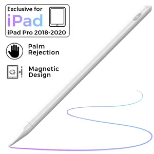 Yüksek hassasiyetli iPad kalem DC şarj aktif Stylus dijital Tablet kalem için iPad 2018 yayın veya daha sonra palmiye reddi