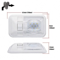 Autres accessoires d'éclairage de voiture 12V rv led plafonnier dôme simple face