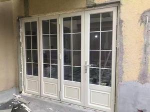 Portes <span class=keywords><strong>de</strong></span> <span class=keywords><strong>garage</strong></span> pliantes <span class=keywords><strong>en</strong></span> accordéon <span class=keywords><strong>en</strong></span> alliage d'aluminium et verre, avec surface finie et garantie <span class=keywords><strong>de</strong></span> 5 ans - Product Image 2