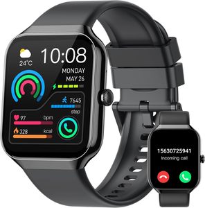 Reloj Inteligente AMOLED con Pantalla Táctil, Esfera Personalizada, Llamadas Telefónicas, Unisex, Fitness, Resistente al Agua IP68, Android - Product Image 1