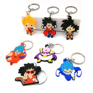 Hot Bán Keyring Dragon Ball Anime Keychain Bán Buôn Tùy Chỉnh Key Chủ Charms Cho Nam Giới Chìa Khóa Xe Mặt Dây Người Hâm Mộ Quà Tặng Lưu Niệm