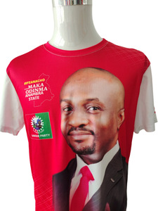 Chất lượng cao tùy chỉnh in Logo dệt kim T-Shirt lỏng phù hợp cho bỏ phiếu Bầu Cử chiến dịch sản xuất trực tiếp bán buôn - Product Image 5