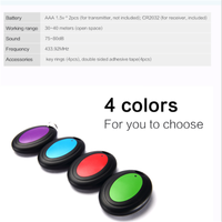 Système d'alarme anti-perte intelligent sans fil GSM portable en ABS pour localisateur de clés, portée de détection 30-50m, alerte sonore, sécurité domestique à piles