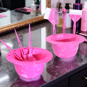 Set de Tinte para Cabello Ingrid Luxury Flow Stone Pattern de 4 Piezas con Tazón, Brocha, Aceite para Cuidado Capilar y Herramientas Profesionales de Plástico - Product Image 1