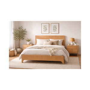 Home Furniture Sustainable Eco-Friendly Durable Modern Design Best Selling Bedroom Furniture Wooden Bedv - Product Image 1