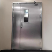 Porte affleurante ignifuge d'acier inoxydable SS304 avec la barre de panique