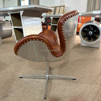 G-Bardon T8305 pour meuble Wing Desk Vintage Aluminium Industrial Design Mid-Century Aviation Office Table Customized