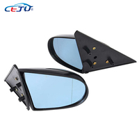 Rétroviseurs de porte de voiture de Style cuillère en carbone ABS noir pour Honda Civic EG6 EH2 EJ8 EM1 EK9 Integra DC5 Acura RSX 1992-2000