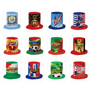 Mexico Flag Clown Hat 2026 USA Canada Mexico Sports for Fan High Hat Polyester Digital Printed