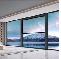 Luxseal-Ventana de aluminio residencial moderna OEM ODM para casas, ventanas grandes fijas de vidrio
