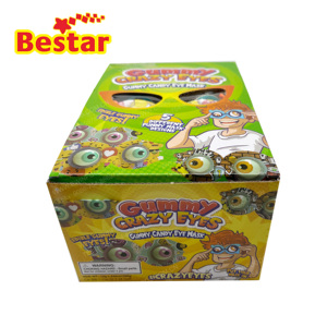 Glass Shape Eyeball <strong>Gummy</strong> Candy Blinder <strong>Crazy</strong> Half Eye Halloween Candy Funny Interesting New Eyeball Candy Confectionery - Product Image 2