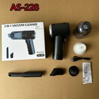 Aspiradora Inalámbrica de Mano para Auto con Motor sin Escobillas, Función de Limpieza en Seco y Filtro Lavable - Portátil para Auto, Hotel y Uso Doméstico