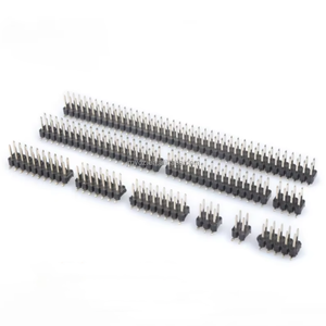 Pin tembaga tiga baris, jarak 2.54MM 2*2/3/4/5/6/7/8/10/20/40P - Product Image 1