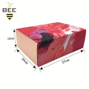 CMYK กล่องบรรจุภัณฑ์กระดาษเคลือบด้านลายนูนกล่องบรรจุภัณฑ์เครื่องสำอางกระดาษสำหรับครีมบำรุงผิวกล่องของขวัญดีไซน์ตามสั่ง - Product Image 5