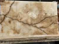 Dalle d'albâtre décorative pour hôtel Panneau translucide onyx rétro-éclairé Mur de pierre flexible artificiel