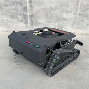 Tondeuse à gazon télécommandée de qualité industrielle <span class=keywords><strong>et</strong></span> DIY, <span class=keywords><strong>moteur</strong></span> à essence 4 temps 48 V, <span class=keywords><strong>cylindrée</strong></span> 452 cm³, pour l'entretien des pelouses en pente - Product Image 3