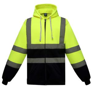 Gilet de sécurité réfléchissant haute visibilité personnalisable avec logo, vêtements de travail en polyester pour grands modèles - Product Image 2