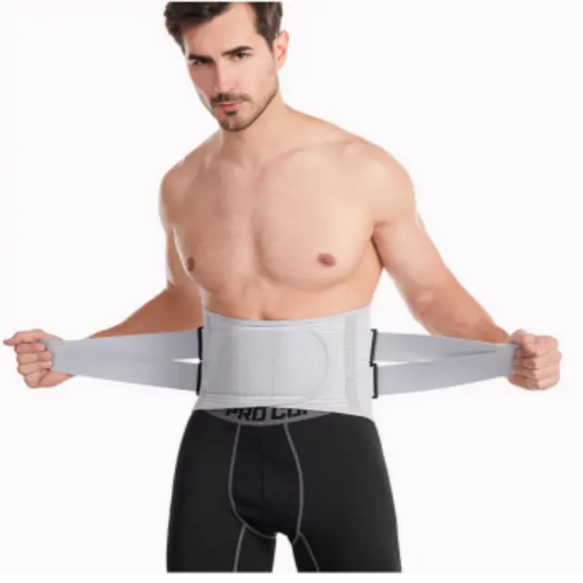 내neoprene 두 배 잡아당기기 허리 척추 버팀대 뒤 지원 벨트 허리 보호는 피로와 고통 효과적인 안락을 구호합니다