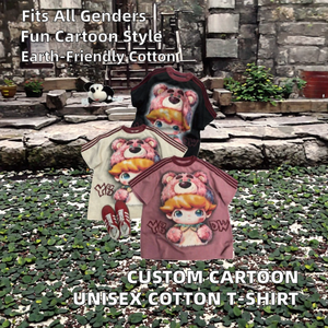 Camiseta de Algodón para Mujer, Diseño Personalizado de Fábrica, Estilo Urbano, Verano, Venta al por Mayor, Estampado DTF, Logotipo Gráfico Unisex - Product Image 2