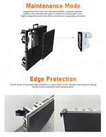 XOB P2.9 Kiralık LED Video Duvar Paneli İç Mekan LED Ekran Açık Hava Su Geçirmez LED Duvar Konser Etkinlikleri İçin