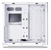 O11 Dynamic New Full Tower Computer Case Negro Blanco Plata ATX Full Tower Gaming PC Case Material plástico Escritorio