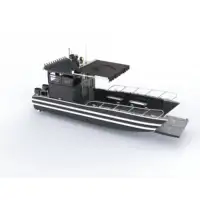 2022 Aluminium Landing Craft zum Verkauf Salomonen-Fracht boot V Bottom 10m Aluminium Landing Craft Boot Kabinen schiff