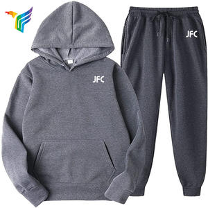 Zapatos <span class=keywords><strong>Zapatillas</strong></span> de deporte para caminar al aire libre Jogging Hombres S Trajes de sudor 600 Gsm Venta al por mayor Conjunto de dos piezas personalizado chándal - Product Image 4