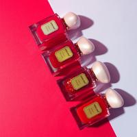 Vernis à ongles à base d'eau SAGALAGA Série Rouge 10ML, certifié Halal, faible odeur, pelable, laque à ongles, logo personnalisé OEM, vente en gros OEM ODM