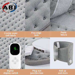 Almohadilla Térmica Lumbar Eléctrica Multifuncional de Terciopelo Acolchado con Control Digital de Temperatura y Protección Contra Sobrecalentamiento <span class=keywords><strong>para</strong></span> Invierno - Product Image 3