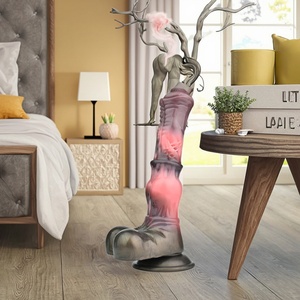 Dildos énormes en silicone en forme de pénis de cheval, plug anal, jouets souples, masturbateur pour adultes, plug anal en forme de pénis d'animal, pour femme et homme, outils sexuels - Product Image 3