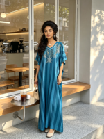 Nouvelle Robe d'été ample en coton pour femmes africaines, Abaya musulmane en rayonne douce, Hijab arabe, Taille unique, Robe estampée à chaud