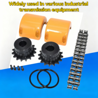 Accouplement flexible anti-fatigue à dents renforcées 45 #   Structure universelle en acier traité par oxydation, personnalisable OEM pour servomoteur/moteur pas à pas